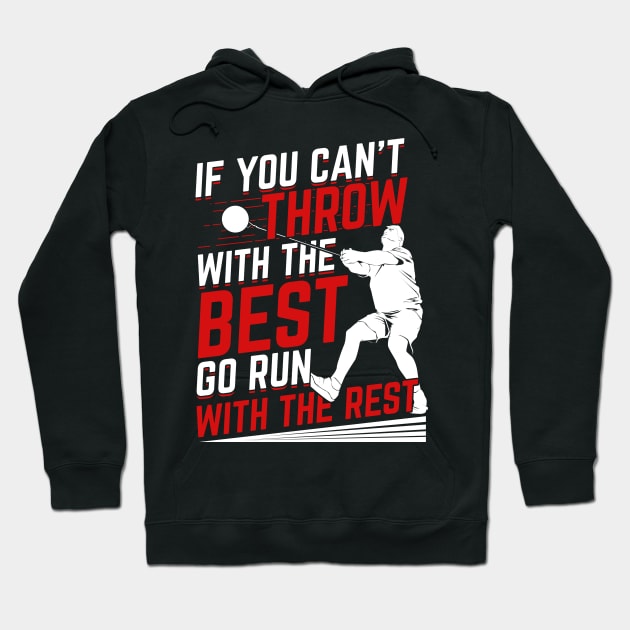 Track And Field Hammer Throw Thrower Gift Hoodie by Dolde08